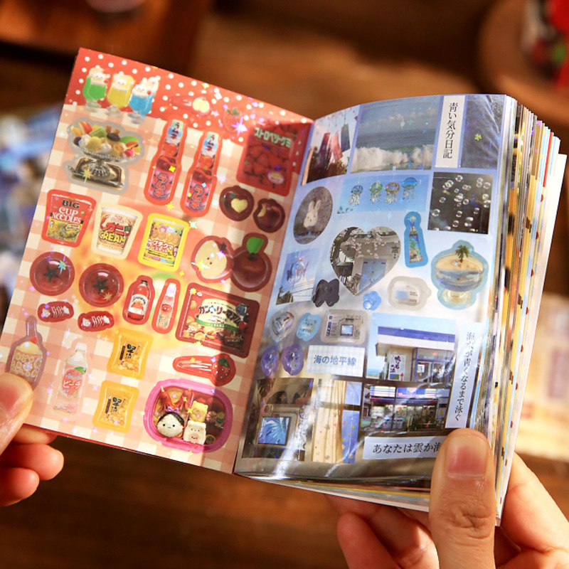 สมุดสติกเกอร์น่ารักสไตล์ญี่ปุ่ - Japanese Snacks บทวิจารณ์และราคา